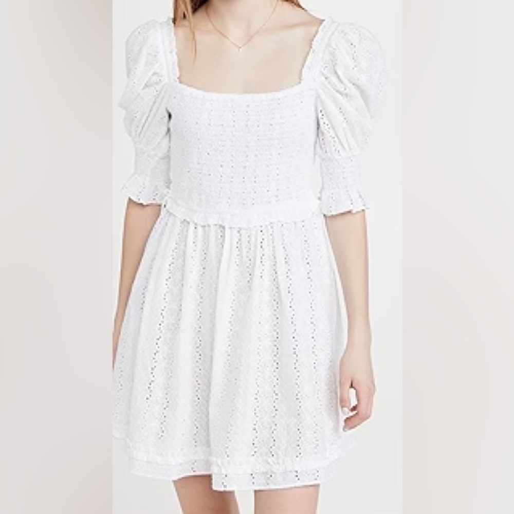 Playa Lucila puff sleeve dress